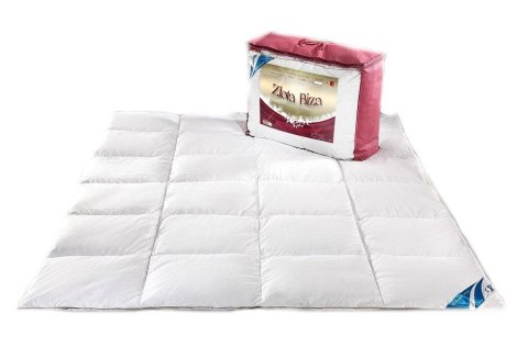 Kołdra puchowa 160x200 Złota Biza 1500g AMW Kołdra puchowa 160x200 Złota Biza 1500g AMW
