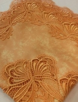 Obrus gipiura 170x170 pomarańczowy Niska Cena