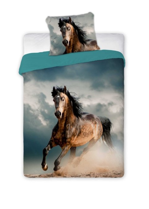 Pościel bawełniana 160x200 Koń w galopie 05 8286 Faro Pościel bawełniana 160x200 Koń w galopie 05 8286 Faro