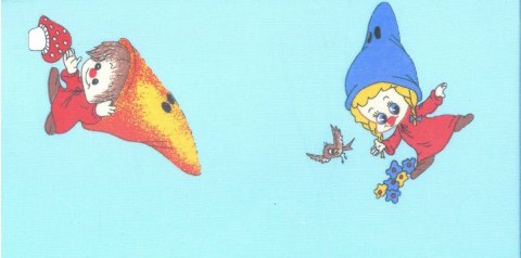 Pościel bawełniana 160x200 niebieska Krasnale muchomorki kwiatki Niska Cena Pościel bawełniana 160x200 niebieska Krasnale muchomorki kwiatki Niska Cena