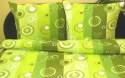 Pościel z kory 140x200 wzór 95/1 Zielone księżyce na guziki 100% bawełna gruba Pościel z kory 140x200 wzór 95/1 Zielone księżyce na guziki 100% bawełna gruba