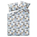 Pościel z kory 140x200 wzór 96/1 Paczłork niebieski na guziki 100% bawełna gruba Pościel z kory 140x200 wzór 96/1 Paczłork niebieski na guziki 100% bawełna gruba