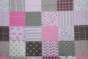 Pościel z kory 140x200 wzór 96/4 Paczłork Różowy na guziki 100% bawełna gruba Pościel z kory 140x200 wzór 96/4 Paczłork Różowy na guziki 100% bawełna gruba
