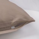 Poszewka satynowa 50x60 beżowa ciemna 041 jednobarwna Darymex Poszewka satynowa 50x60 beżowa ciemna 041 jednobarwna Darymex