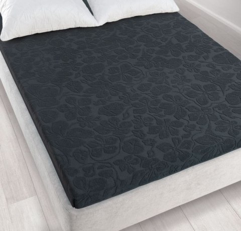 Prześcieradło frotte bez gumki 175x220 grafitowe K64 5951 Tulipan Zwoltex Prześcieradło frotte bez gumki 175x220 grafitowe K64 5951 Tulipan Zwoltex