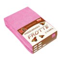 Prześcieradło frotte z gumką 60x120 różowe 020 grube 200g/m2 KARO Prześcieradło frotte z gumką 60x120 różowe 020 grube 200g/m2 KARO