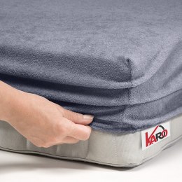 Prześcieradło frotte z gumką 70x140 grafitowe 070 grube 200g/m2 KARO