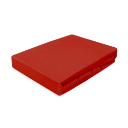 Prześcieradło jersey z gumką 120x200 029 czerwone Darymex