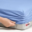 Prześcieradło jersey z gumką 70x140 błękitne 028 grube 150g/m2 KARO Prześcieradło jersey z gumką 70x140 błękitne 028 grube 150g/m2 KARO