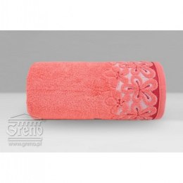 Ręcznik Bella 70x140 koralowy 450 g/m2 frotte Greno