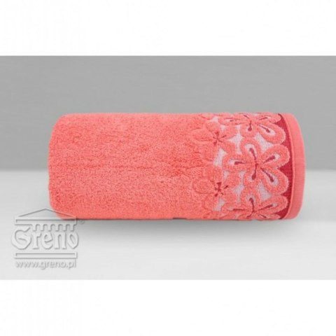 Ręcznik Bella 70x140 koralowy 450 g/m2 frotte Greno Ręcznik Bella 70x140 koralowy 450 g/m2 frotte Greno