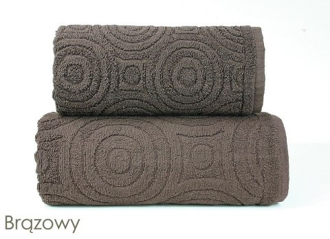 Ręcznik Emma 2 50x100 brązowy 500g/m2 frotte Greno Ręcznik Emma 2 50x100 brązowy 500g/m2 frotte Greno