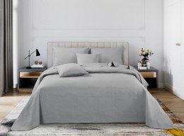 Narzuta dekoracyjna 160x220 Trio szara geometryczna I25