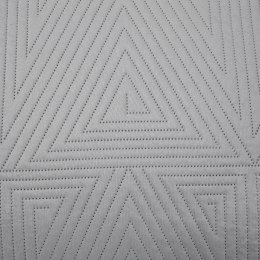 Narzuta dekoracyjna 160x220 Trio szara geometryczna I25