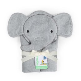 Okrycie kąpielowe 76x76 Słonik szary ręcznik z kapturkiem Clean & Cuddly INGENUITY