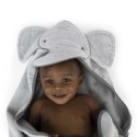 Okrycie kąpielowe 76x76 Słonik szary ręcznik z kapturkiem Clean & Cuddly INGENUITY Okrycie kąpielowe 76x76 Słonik szary ręcznik z kapturkiem Clean & Cuddly INGENUITY