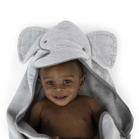 Okrycie kąpielowe 76x76 Słonik szary ręcznik z kapturkiem Clean & Cuddly INGENUITY Okrycie kąpielowe 76x76 Słonik szary ręcznik z kapturkiem Clean & Cuddly INGENUITY