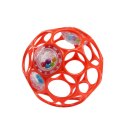 Piłka z grzechotką 10 cm pomarańczowa 0m+ Oball Piłka z grzechotką 10 cm pomarańczowa 0m+ Oball