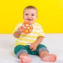 Piłka z grzechotką 10 cm pomarańczowa 0m+ Oball Piłka z grzechotką 10 cm pomarańczowa 0m+ Oball