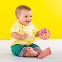 Piłka z grzechotką 10 cm różowa 0m+ Oball Piłka z grzechotką 10 cm różowa 0m+ Oball