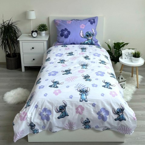 Pościel bawełniana 140x200 Lilo i Stitch fioletowa poszewka 70x90 JF 02 Pościel bawełniana 140x200 Lilo i Stitch fioletowa poszewka 70x90 JF 02