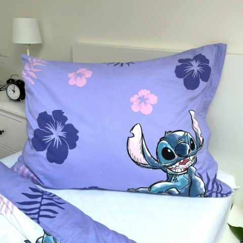 Pościel bawełniana 140x200 Lilo i Stitch fioletowa poszewka 70x90 JF 02 Pościel bawełniana 140x200 Lilo i Stitch fioletowa poszewka 70x90 JF 02