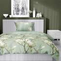 Pościel satynowa 140x200 Miętowa z magnolią - subtelny botaniczny wzór, 100% bawełna - 5480 A - Home Satin 71 Pościel satynowa 140x200 Miętowa z magnolią - subtelny botaniczny wzór, 100% bawełna - 5480 A - Home Satin 71