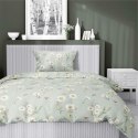 Pościel satynowa 140x200 Szałwiowa w polne kwiaty - sielski wzór, 100% bawełna - 5476 B - Home Satin 71 Pościel satynowa 140x200 Szałwiowa w polne kwiaty - sielski wzór, 100% bawełna - 5476 B - Home Satin 71