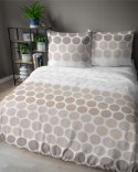 Pościel satynowa 160x200 Beżowe groszki na bieli - minimalistyczny wzór, 100% bawełna 5474 A - Home Satin 71 Pościel satynowa 160x200 Beżowe groszki na bieli - minimalistyczny wzór, 100% bawełna 5474 A - Home Satin 71