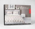 Pościel satynowa 160x200 Beżowe groszki na bieli - minimalistyczny wzór, 100% bawełna 5474 A - Home Satin 71 Pościel satynowa 160x200 Beżowe groszki na bieli - minimalistyczny wzór, 100% bawełna 5474 A - Home Satin 71