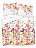 Pościel satynowa 160x200 Biała w kolorowe kwiaty - akwarelowy wzór, 100% bawełna - 5478 A - Home Satin 71 Pościel satynowa 160x200 Biała w kolorowe kwiaty - akwarelowy wzór, 100% bawełna - 5478 A - Home Satin 71