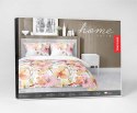 Pościel satynowa 160x200 Biała w kolorowe kwiaty - akwarelowy wzór, 100% bawełna - 5478 A - Home Satin 71 Pościel satynowa 160x200 Biała w kolorowe kwiaty - akwarelowy wzór, 100% bawełna - 5478 A - Home Satin 71