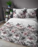 Pościel satynowa 160x200 Biała z liśćmi palmowymi i różowymi hibiskusami - styl tropikalny, 100% bawełna - 5479 B - Home Satin 7 Pościel satynowa 160x200 Biała z liśćmi palmowymi i różowymi hibiskusami - styl tropikalny, 100% bawełna - 5479 B - Home Satin 7