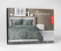 Pościel satynowa 160x200 Butelkowa zieleń z geometrycznym wzorem - nowoczesna elegancja, 100% bawełna - 5483 A - Home Satin 71 Pościel satynowa 160x200 Butelkowa zieleń z geometrycznym wzorem - nowoczesna elegancja, 100% bawełna - 5483 A - Home Satin 71