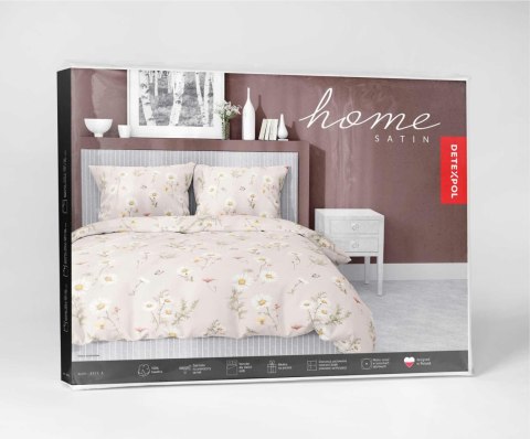 Pościel satynowa 160x200 Ciepły beż w polne kwiaty - romantyczny wzór, 100% bawełna - 5476 A - Home Satin 71 Pościel satynowa 160x200 Ciepły beż w polne kwiaty - romantyczny wzór, 100% bawełna - 5476 A - Home Satin 71