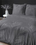 Pościel satynowa 160x200 Grafitowa w liście - nowoczesna elegancja, 100% bawełna - 4827 B - Home Satin 71 Pościel satynowa 160x200 Grafitowa w liście - nowoczesna elegancja, 100% bawełna - 4827 B - Home Satin 71