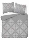 Pościel satynowa 160x200 Szara z geometrycznym wzorem - nowoczesna klasyka, 100% bawełna - 5483 B - Home Satin 71 Pościel satynowa 160x200 Szara z geometrycznym wzorem - nowoczesna klasyka, 100% bawełna - 5483 B - Home Satin 71