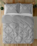 Pościel satynowa 160x200 Szara z geometrycznym wzorem - nowoczesna klasyka, 100% bawełna - 5483 B - Home Satin 71 Pościel satynowa 160x200 Szara z geometrycznym wzorem - nowoczesna klasyka, 100% bawełna - 5483 B - Home Satin 71