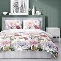 Pościel satynowa 220x200 Biała w pastelowe kwiaty - subtelna elegancja, 100% bawełna - 5482 A - Home Satin 71 Pościel satynowa 220x200 Biała w pastelowe kwiaty - subtelna elegancja, 100% bawełna - 5482 A - Home Satin 71