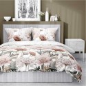 Pościel satynowa 220x200 Biała w pudrowe kwiaty - romantyczna elegancja, 100% bawełna - 5482 B - Home Satin 71 Pościel satynowa 220x200 Biała w pudrowe kwiaty - romantyczna elegancja, 100% bawełna - 5482 B - Home Satin 71