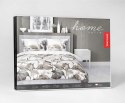 Pościel satynowa 220x200 Biała z beżowymi liśćmi i kwiatami - naturalna elegancja, 100% bawełna - 5481 B - Home Satin 71 Pościel satynowa 220x200 Biała z beżowymi liśćmi i kwiatami - naturalna elegancja, 100% bawełna - 5481 B - Home Satin 71