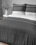Pościel satynowa 220x200 Grafitowa z orientalnym ornamentem - elegancki wzór, 100% bawełna - 4823 A - Home Satin 71 Pościel satynowa 220x200 Grafitowa z orientalnym ornamentem - elegancki wzór, 100% bawełna - 4823 A - Home Satin 71
