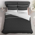Pościel satynowa 220x200 Grafitowa z orientalnym ornamentem - elegancki wzór, 100% bawełna - 4823 A - Home Satin 71 Pościel satynowa 220x200 Grafitowa z orientalnym ornamentem - elegancki wzór, 100% bawełna - 4823 A - Home Satin 71