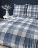 Pościel satynowa 220x200 Granatowa kratka - stylowa i uniwersalna, 100% bawełna - 4825 A - Home Satin 71 Pościel satynowa 220x200 Granatowa kratka - stylowa i uniwersalna, 100% bawełna - 4825 A - Home Satin 71