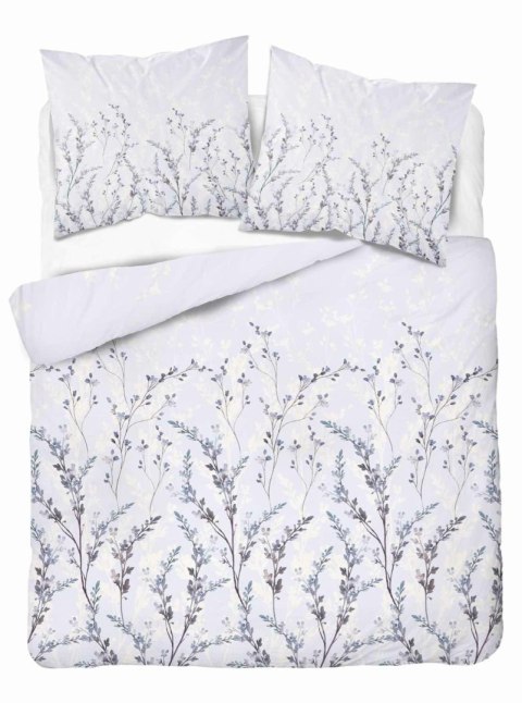 Pościel satynowa 220x200 Lawendowe gałązki na chłodnym błękicie - subtelny wzór, 100% bawełna 5475 B - Home Satin 71 Pościel satynowa 220x200 Lawendowe gałązki na chłodnym błękicie - subtelny wzór, 100% bawełna 5475 B - Home Satin 71