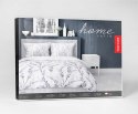 Pościel satynowa 220x200 Lawendowe gałązki na chłodnym błękicie - subtelny wzór, 100% bawełna 5475 B - Home Satin 71 Pościel satynowa 220x200 Lawendowe gałązki na chłodnym błękicie - subtelny wzór, 100% bawełna 5475 B - Home Satin 71