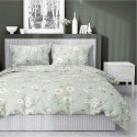Pościel satynowa 220x200 Szałwiowa w polne kwiaty - sielski wzór, 100% bawełna - 5476 B - Home Satin 71 Pościel satynowa 220x200 Szałwiowa w polne kwiaty - sielski wzór, 100% bawełna - 5476 B - Home Satin 71