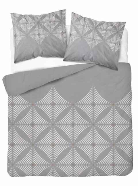 Pościel satynowa 220x200 Szara z geometrycznym wzorem - nowoczesna klasyka, 100% bawełna - 5483 B - Home Satin 71 Pościel satynowa 220x200 Szara z geometrycznym wzorem - nowoczesna klasyka, 100% bawełna - 5483 B - Home Satin 71