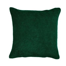Poszewka frotte 40x40 zielona butelkowa 074 gruba 200g/m2 KARO
