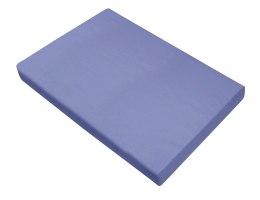 Prześcieradło bawełniane 220x210 błękitne bez gumki Bielbaw
